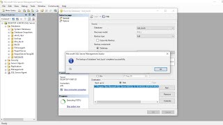 Step By Step Database Backup and Restore  in SQL Server