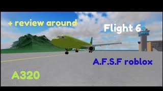 Flight sim A.F.S.F roblox flight 6 (+review around )