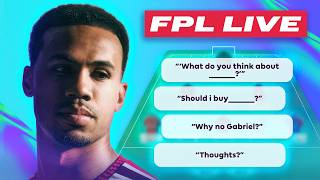 ANSWERING YOUR FPL GAMEWEEK 1 QUESTIONS LIVE! 🙌
