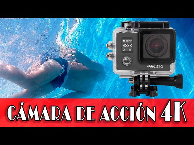 VIDEO CAMARA ACCION DEPORTIVA 4K ULTRA HD - WIFI - AZUL