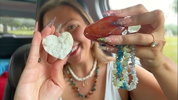 asmr/ CRYSTAL haul💎✨ (tapping, scratching, jewelry sounds)