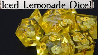Making Fake Ice Inside Dice Lemonade Dice