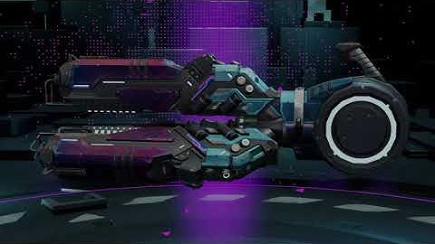 Hyper Scape - Neon Galaxy Skybreaker - Weapon Preview