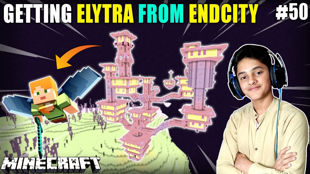 CAN I GET ELYTRA FROM ENDCITY ? | MINECRAFT SURVIVAL GAMEPLAY#50 | HS GAMING
