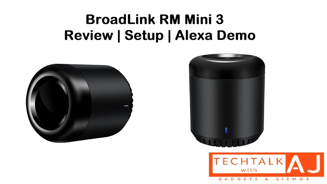 Broadlink RM Mini 3 - Review | Setup | Alexa Demo - YouTube