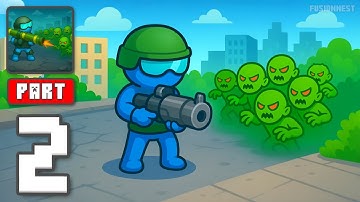 Zombie Apocalypse: Save World - Gameplay Walkthrough Part 2 - Final Shelter Defender (iOS, Android)