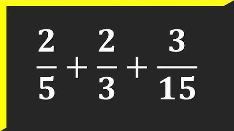 Sindhi - How to Add Three Fractions with Unlike Denominators