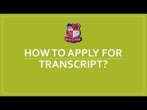 How To Apply For Transcript at GTU