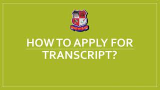 How To Apply For Transcript at GTU screenshot 4