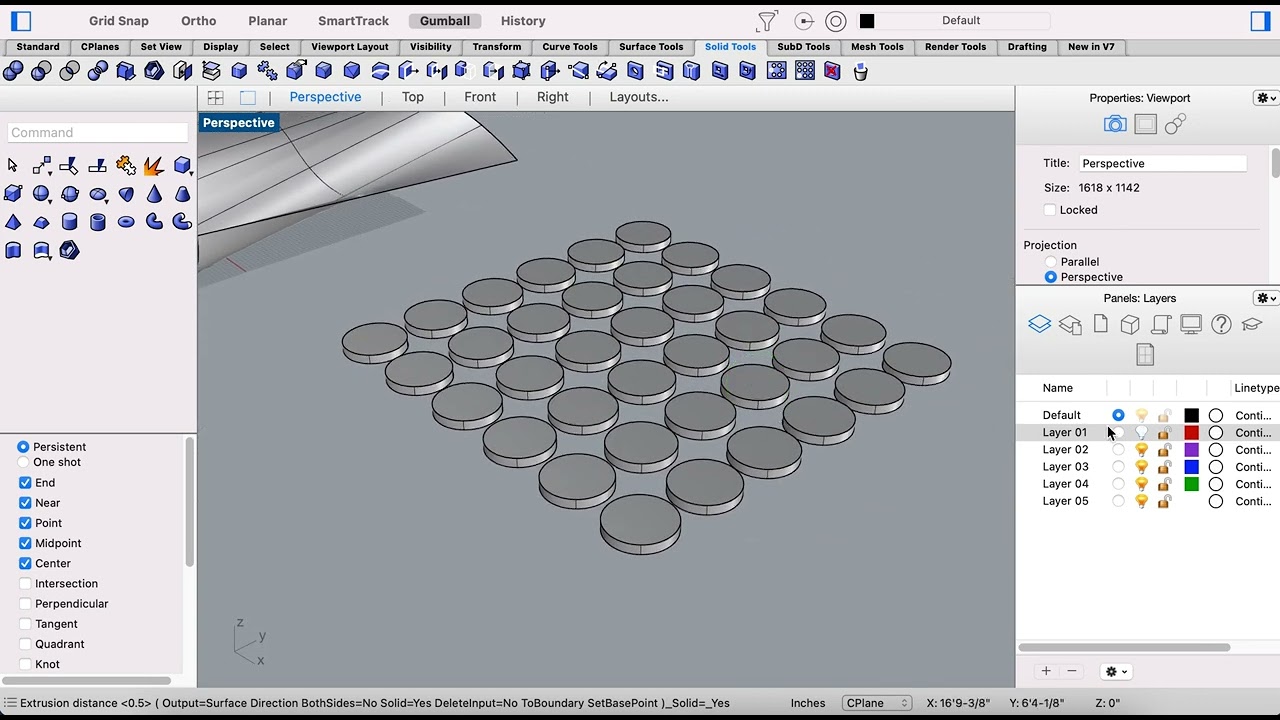 Rhino Texture on Curved Surface - YouTube