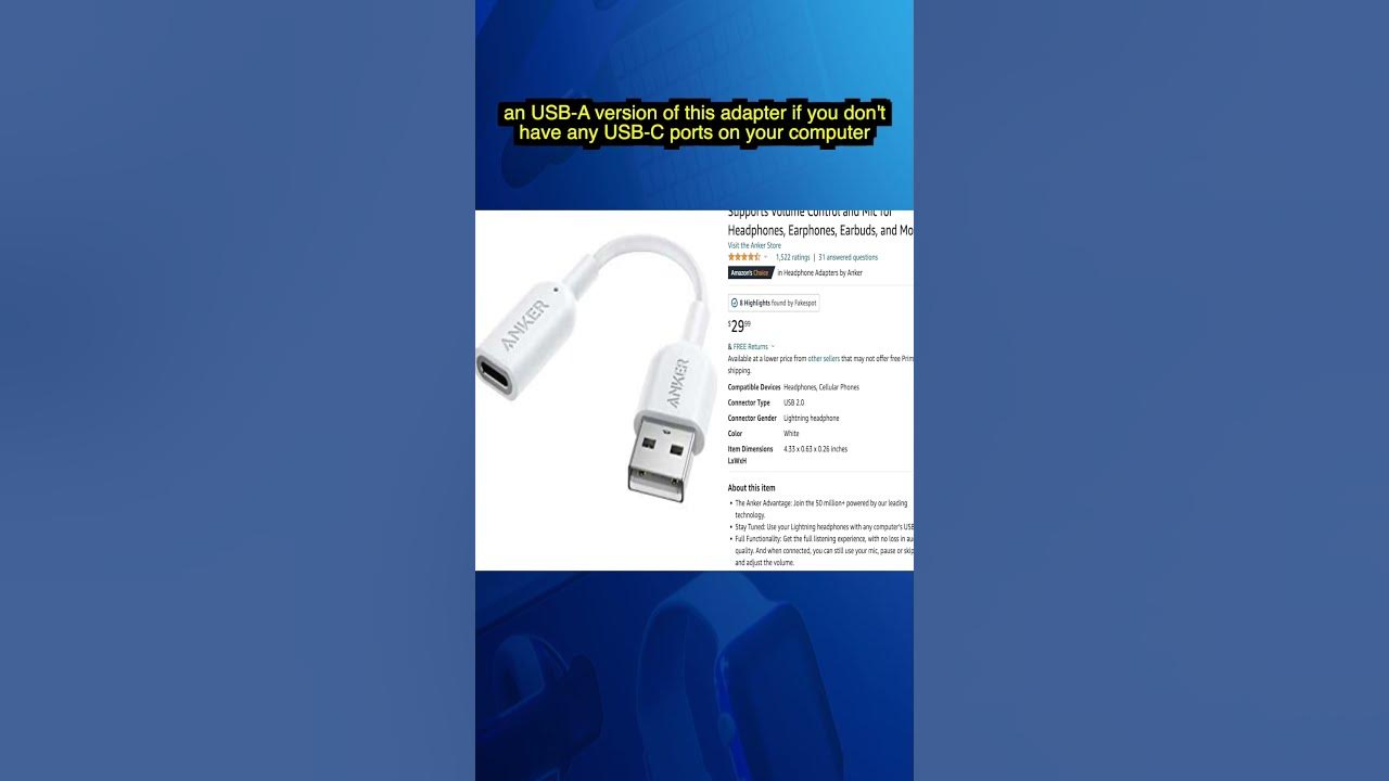 Connect Your Apple Lightning Headphones to a Computer YouTube
