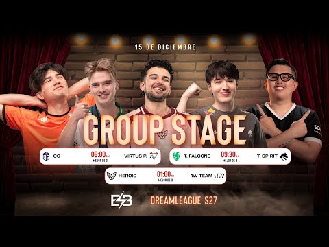TEAM SPIRIT vs TEAM FALCONS | DreamLeague S27: Group Stage