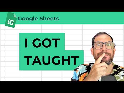 A Student Taught ME This Google Sheets Trick