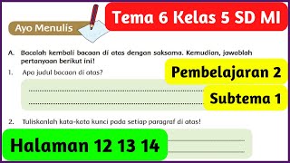 Tema 6 Kelas 5 Halaman 12 13 14 Apa Judul Bacaan Di Atas Pembelajaran 2 Subtema 1 Suhu dan Kalor