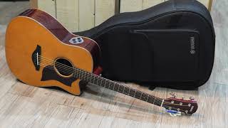Yamaha A3R Acoustic Electric Guitar Test