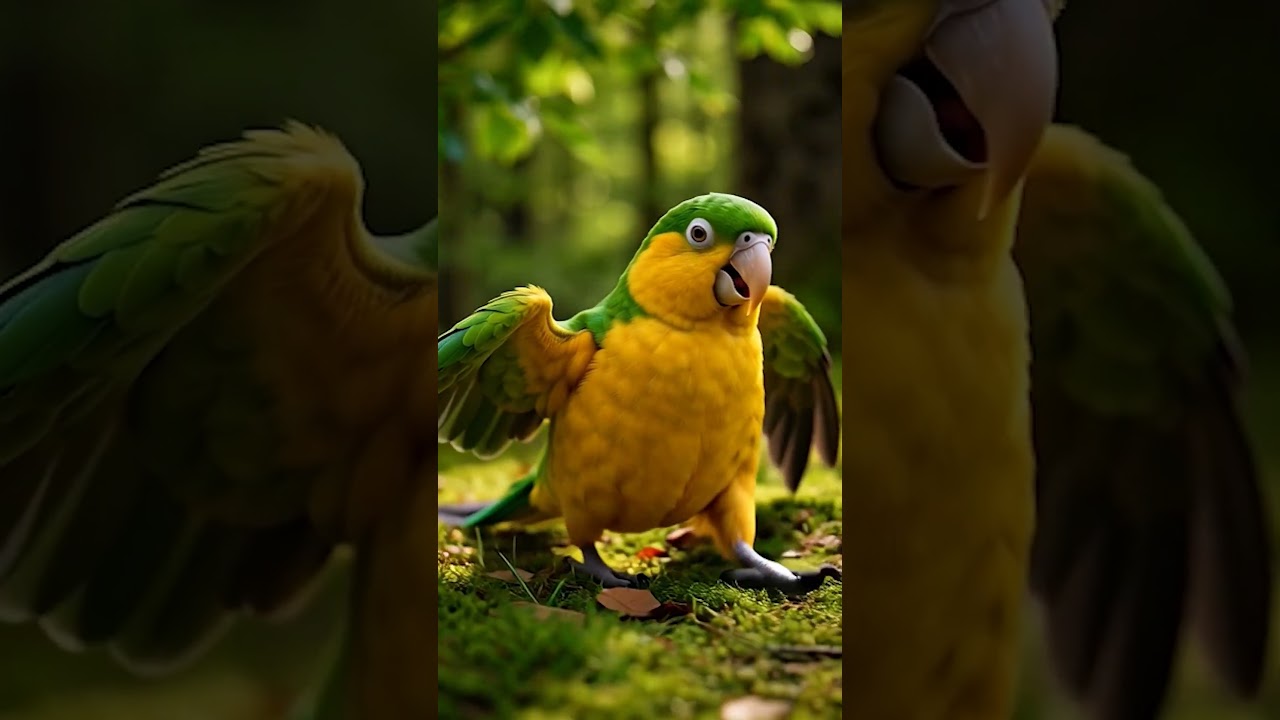 КРЫЛЬЯ? НЕТ, НЕ СЛЫШАЛ... 😂🦜