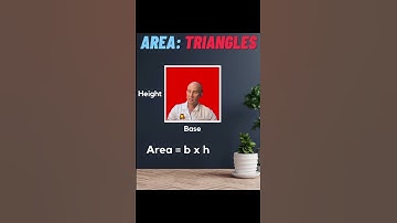 Area of triangles made Super Easy! #shorts #gcsemaths #triangles