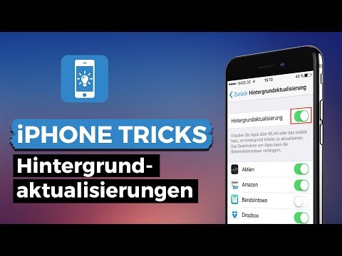 Video: Wie aktiviere ich die Hintergrundaktualisierung?