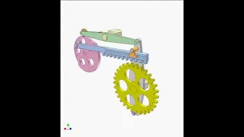 Application of rack pinion mechanism