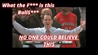 worst referee sequence ever in College Basketball History