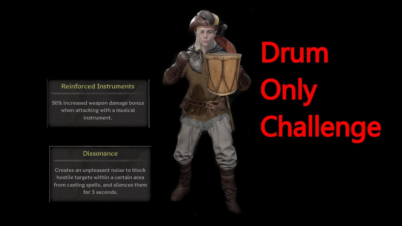 Bard Drum Only Challenge Level 15 Montage Dark and Darker Early