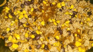 Black Bean, Corn Turkey Chili (Slow Cooker)