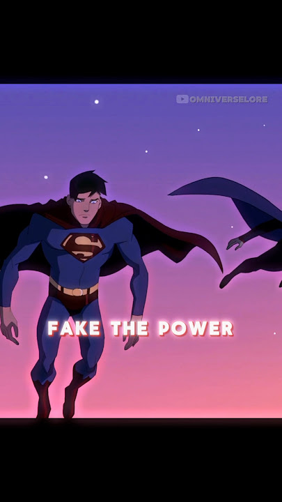 Superboy Pretending To Be Superman..💀#shorts #dccomics #justiceleague #superman