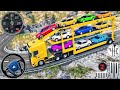 Trailer Truck car transport 3D Game #truck 