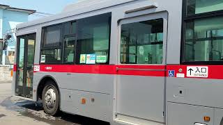 99系統鹿部出張所行きT4477、2006年式元東急バス日産ディーゼルノンステップバス。