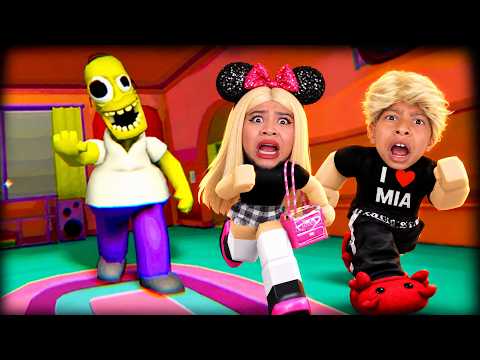 MY LITTLE BROTHER got POSSESSED by HOMER.EXE 😨 | Roblox