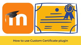 How to use Custom Certificate Moodle plugin #moodle #education #elearning