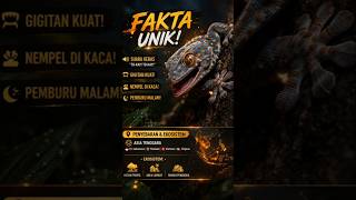 FAKTA UNIK. TOKAY GECKO #faktahewan #faktaunik #tokaygecko #wildlife #animals #shortvideo #shorts