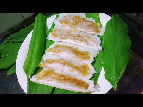 *Turmeric leaves Patholi* ಅರಿಶಿನ ಎಲೆ ಸಿಹಿ ಕಡುಬು.|Rani Swayam Kalike.