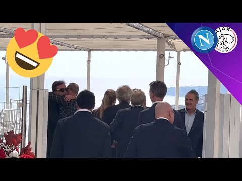 Rudy al pranzo ufficiale prima di Napoli - Ajax ed intervista.
