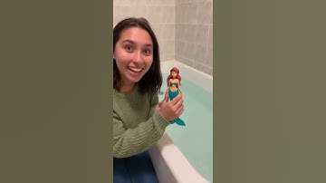 This Mermaid Toy Has a SECRET! Watch What Happens… 🧜‍♀️ #mustwatch #viralvideo #shorts #trending