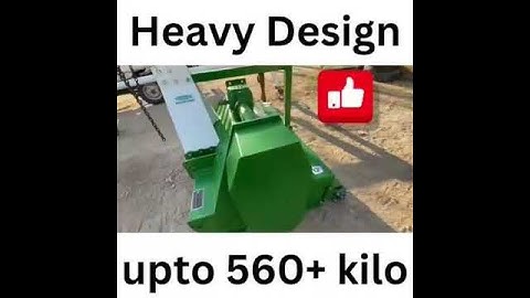 SarvaShakthi mulcher and rotavator #mulcher #rotavator #ridger #42blade