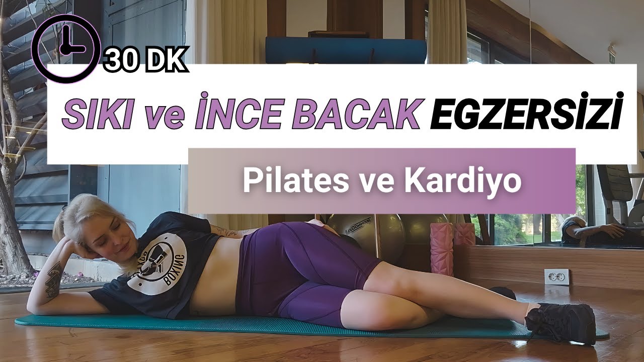 Basenlerinizi yok edin ve Sıkılaşın | Pilates Kardiyo Egzersizi 30 DK #spor #pilates #kardiyo
