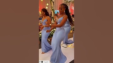 Thumbnail of This Nigerian bridesmaids stole the show 😳 #short #youtubeshort