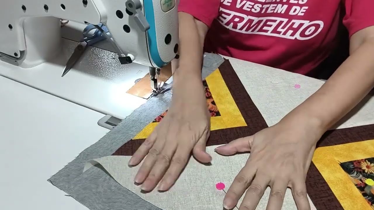 TAPETE rápido e fácil com lindo patchwork 🧵🪡