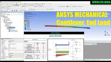 ✅ ANSYS MECHANICAL - Cantilever / End Load - Tutorial