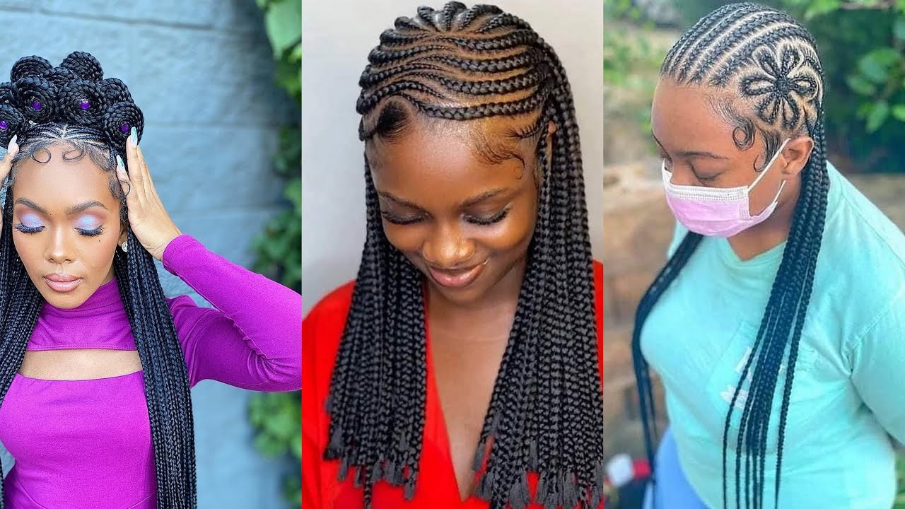 2019 Braided Hairstyles For Black Women Compilation Hairstyle Ideas 6   YouTube