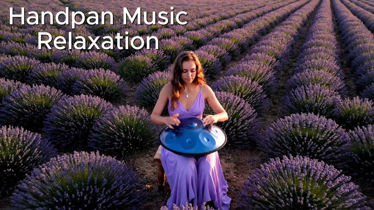 Luna's Handpan in the Lavender Field – 1-Hour Meditation & Relaxation Music