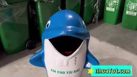 THÙNG RÁC HÌNH CON CÁ HEO