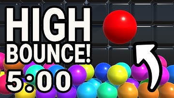 3D Bouncy Balls - 5 Minute Visual Countdown Timer
