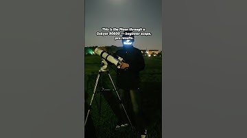 This is the Moon through a Gskyer 90600— beginner telescope, pro results! #moon #gskyer #telescope