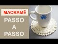 PORTA COPO EM MACRAMÊ PASSO A PASSO | #macramêparainiciantes