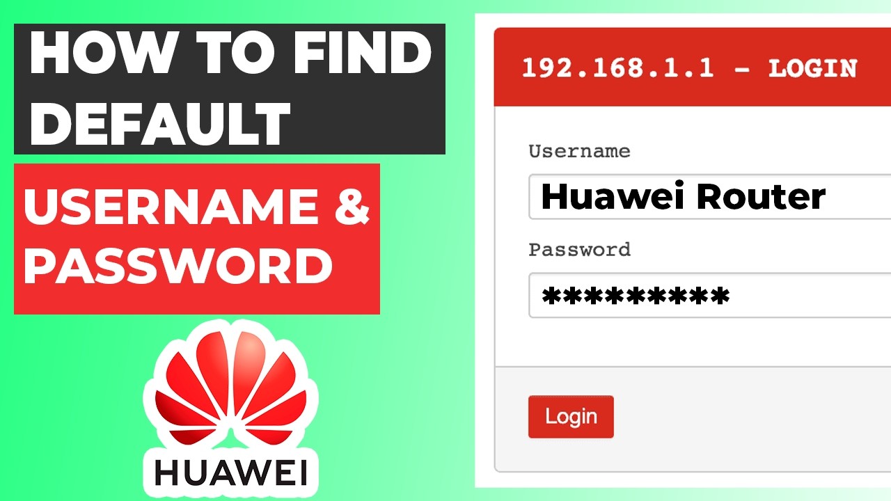 how-to-find-default-username-and-password-huawei-youtube