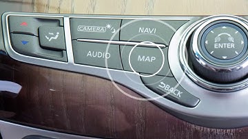 2019 INFINITI Q70 - Map Button (if so equipped)