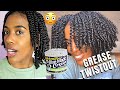 USING BLUE MAGIC HAIR GREASE (WHITE JAR) FOR MY TWISTOUT - I AM SHOOOOKKKK!!! | NATURAL HAIR