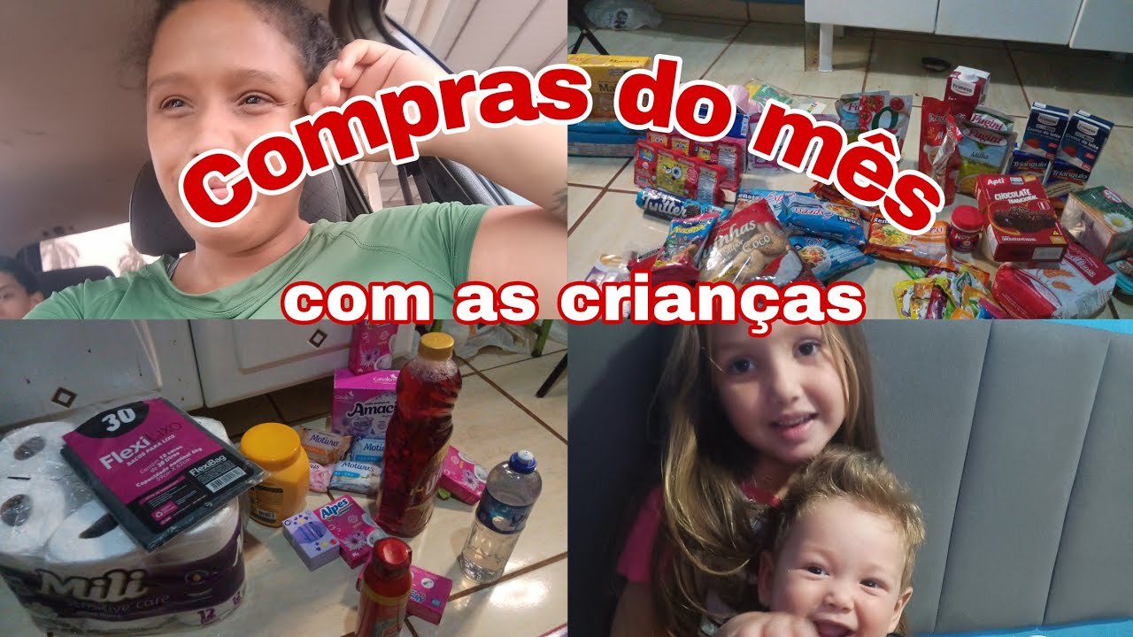 Compras do mês Tudo que pude comprar 